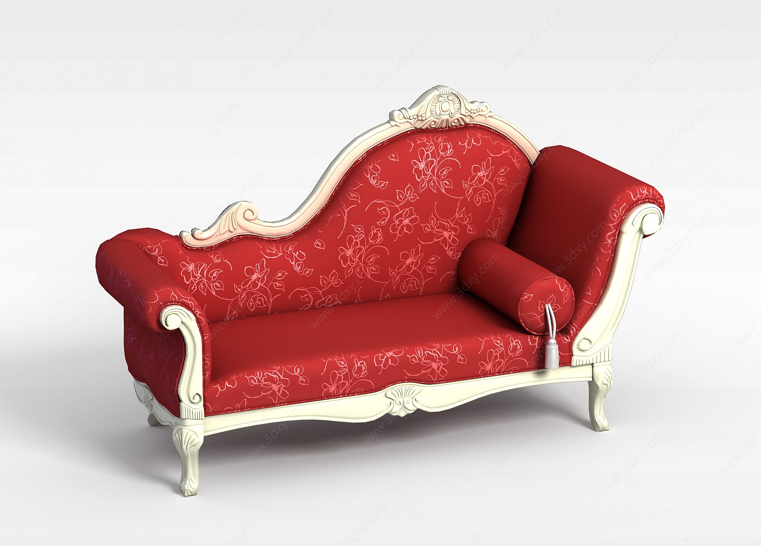 红色贵妃椅3D模型
