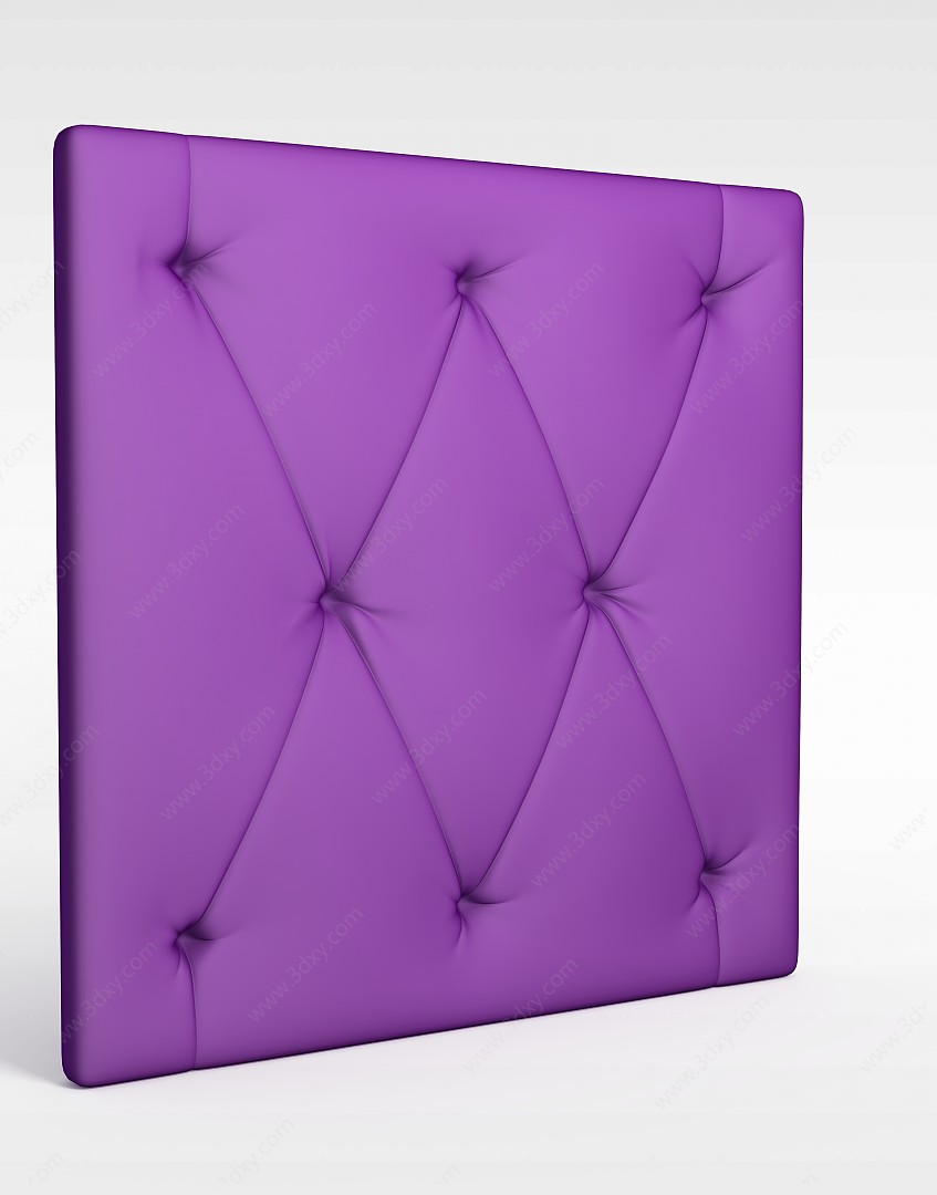紫色包皮隔断3D模型