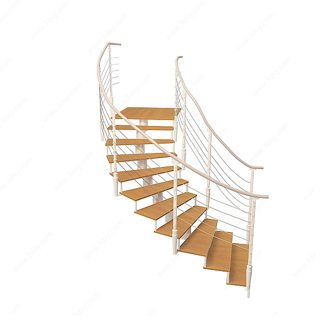 铁架楼梯3D模型