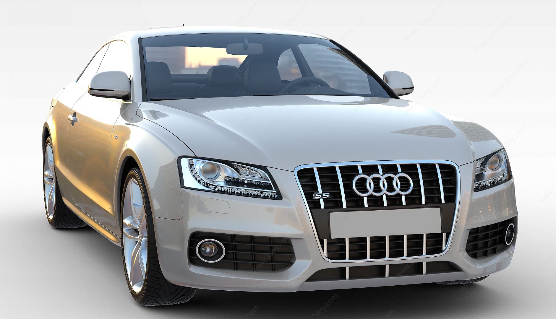 奥迪轿车3D模型