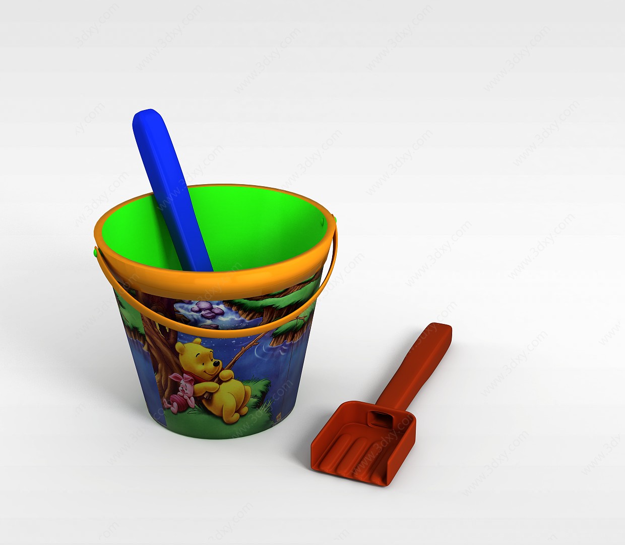 玩具桶3D模型