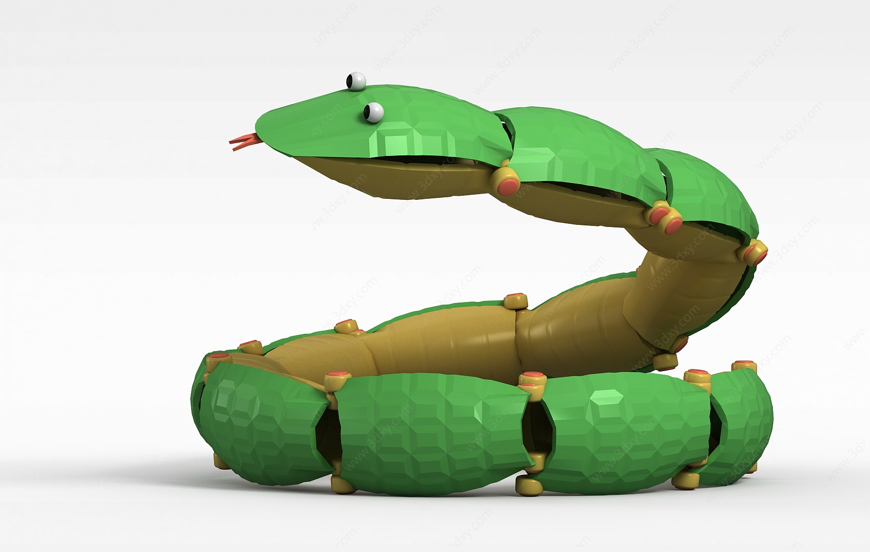 玩具蛇3D模型