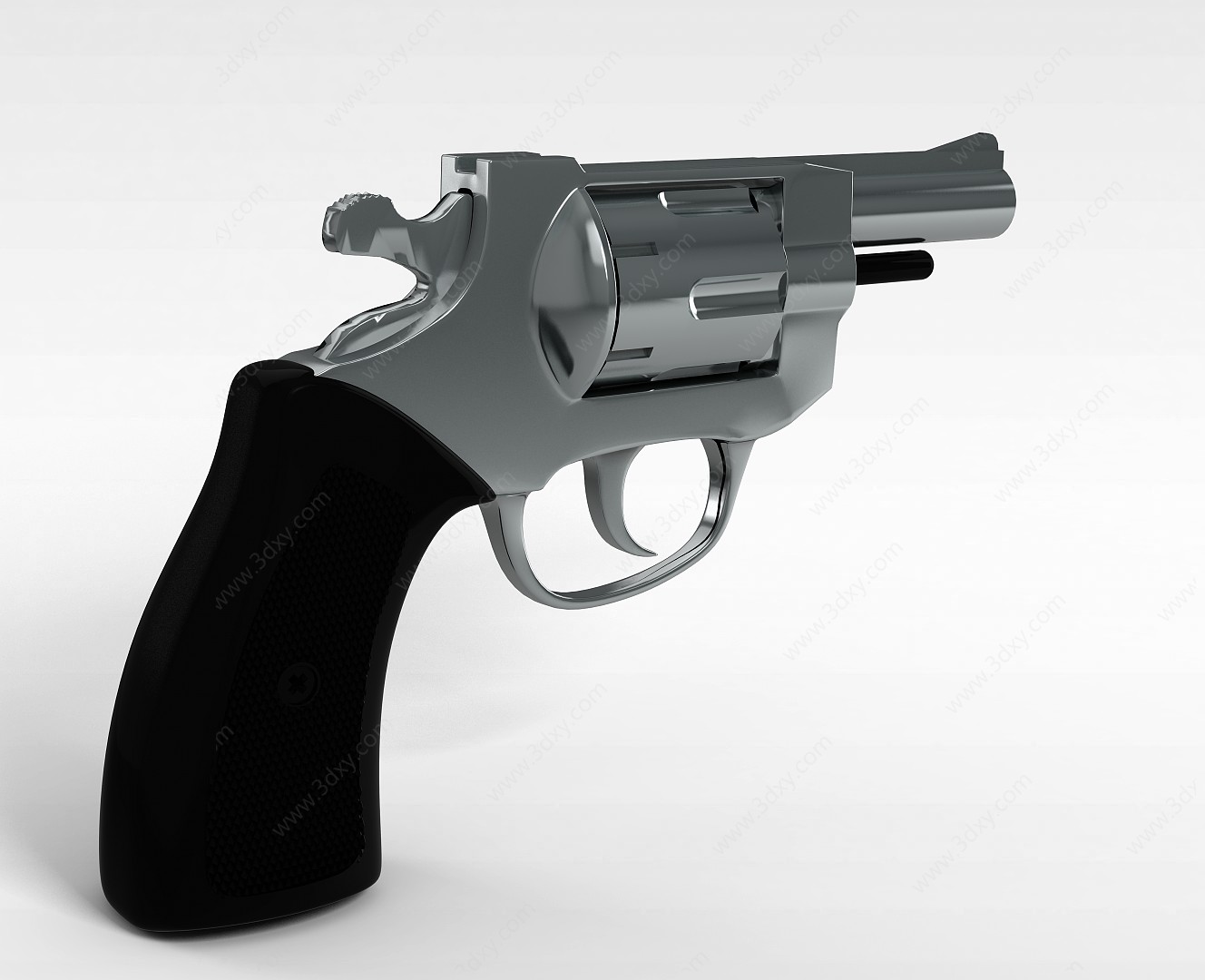 警用左轮手枪3D模型