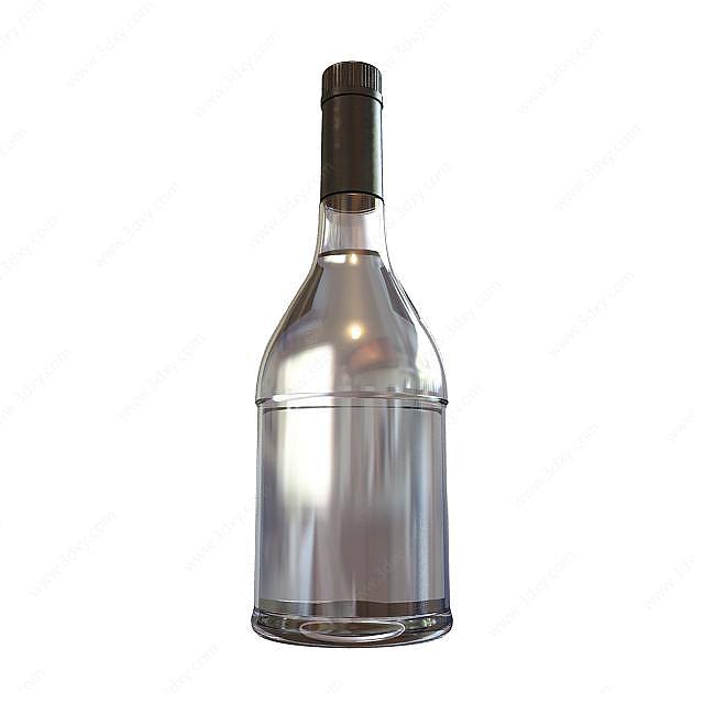 白酒瓶3D模型