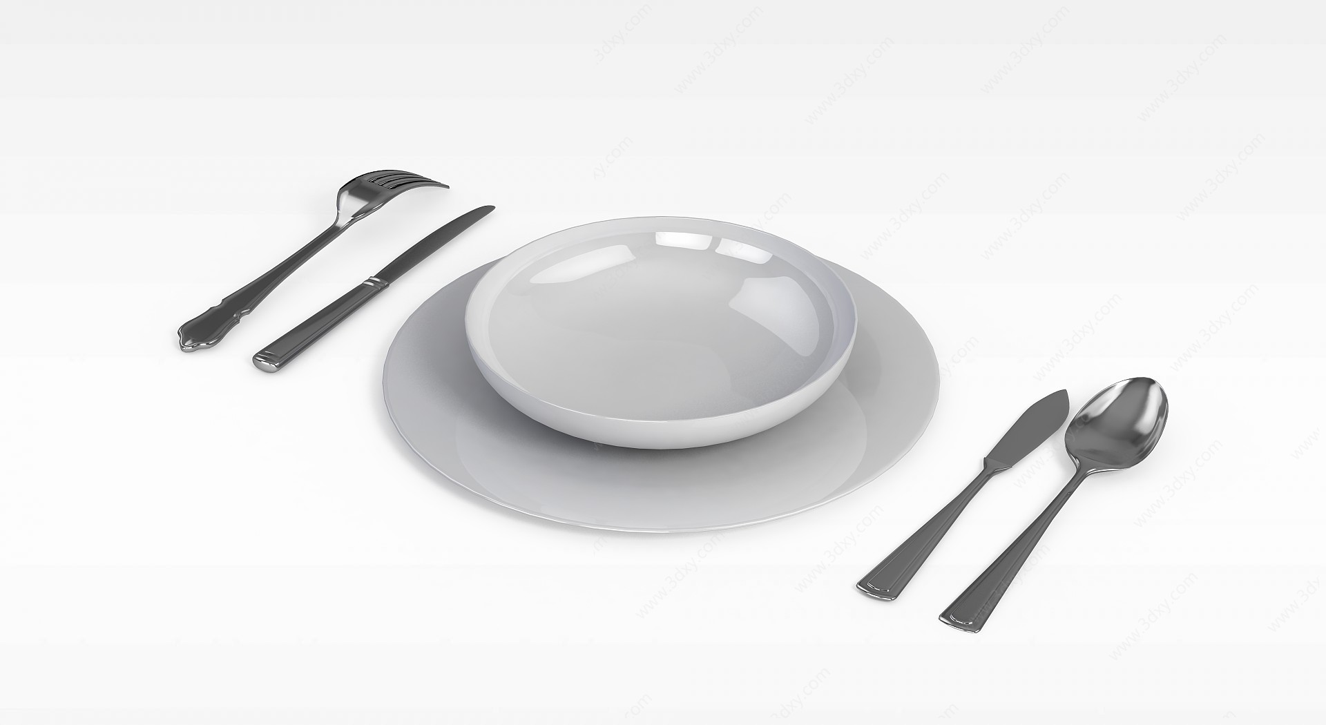 碗和盘子3D模型