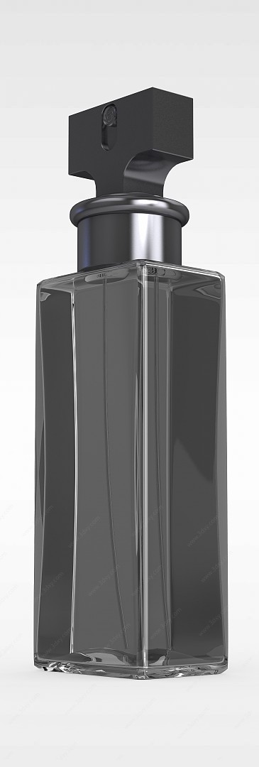 透明香水瓶3D模型