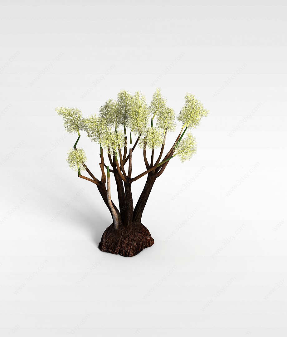 仿真灌木3D模型