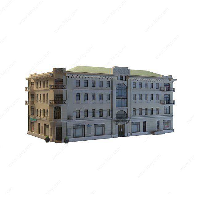 酒店大楼3D模型