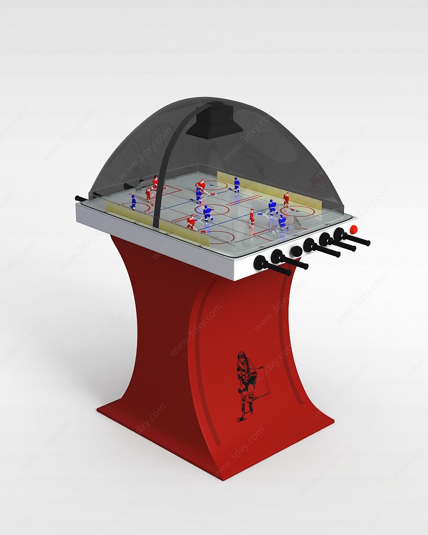 冰球桌3D模型