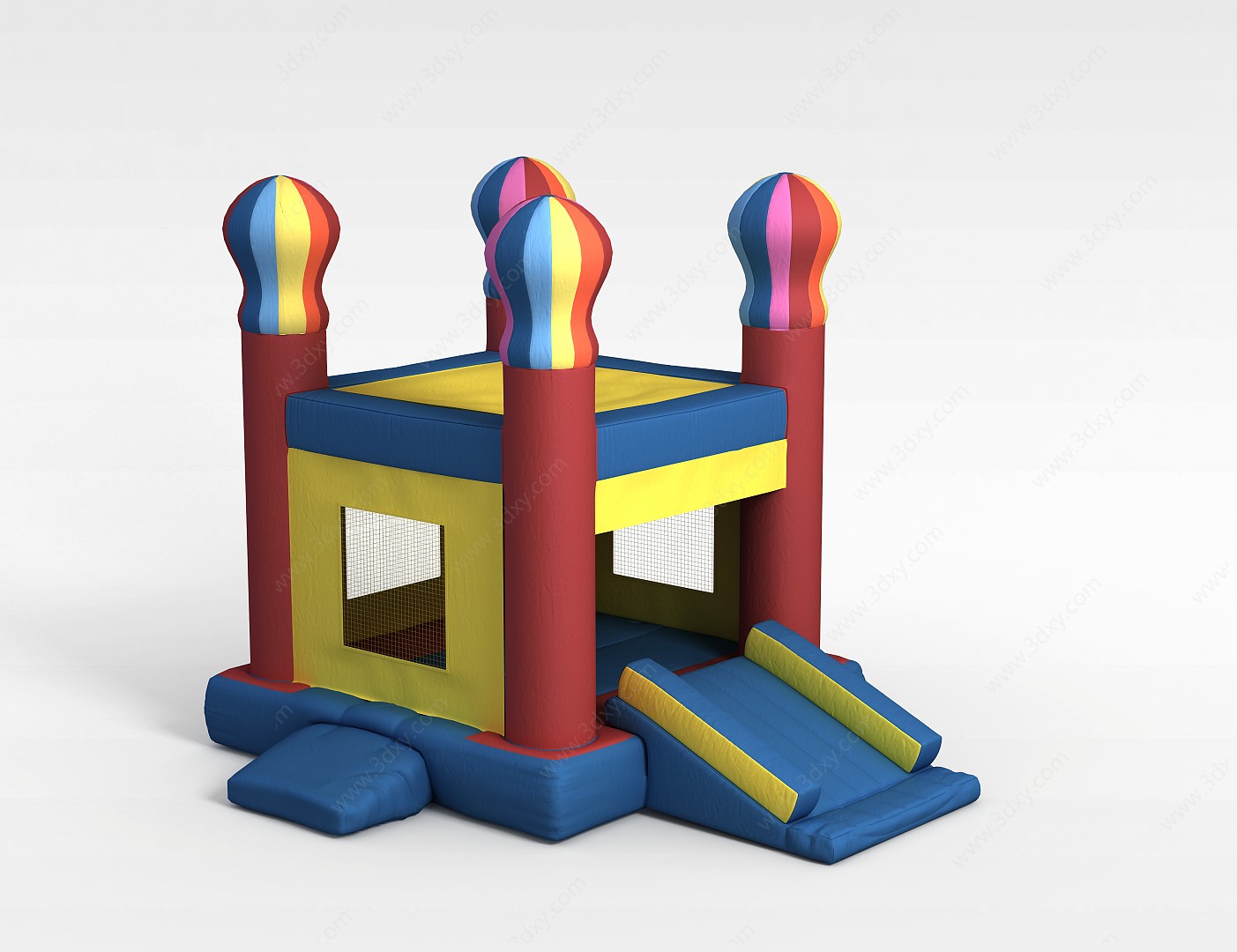 室内卡通城堡3D模型