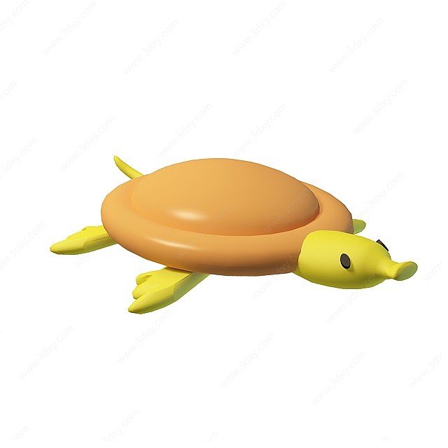 卡通小乌龟3D模型
