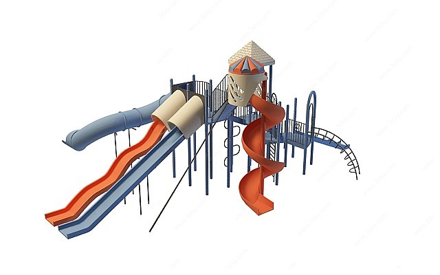 滑滑梯3D模型