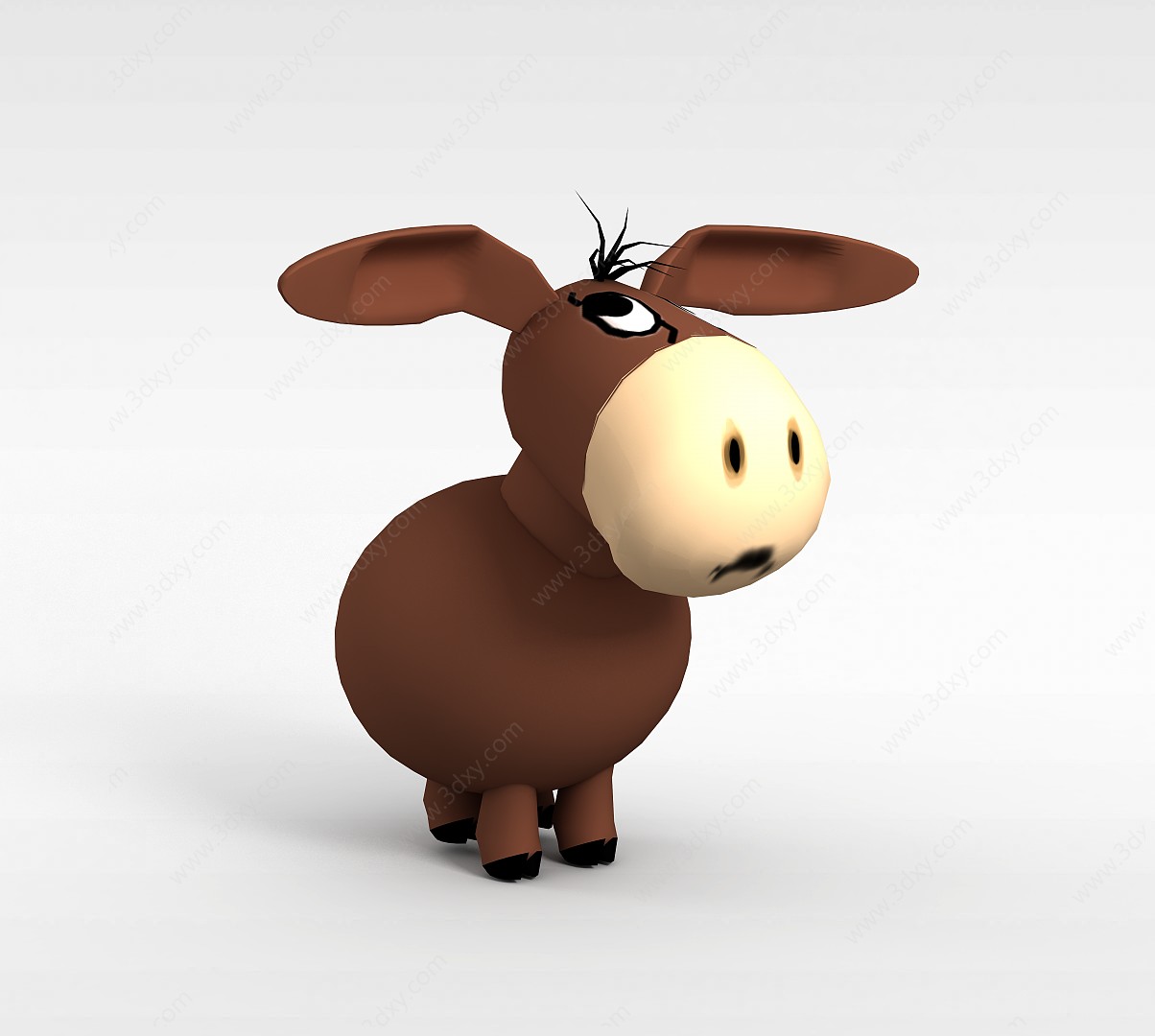 儿童驴玩具3D模型