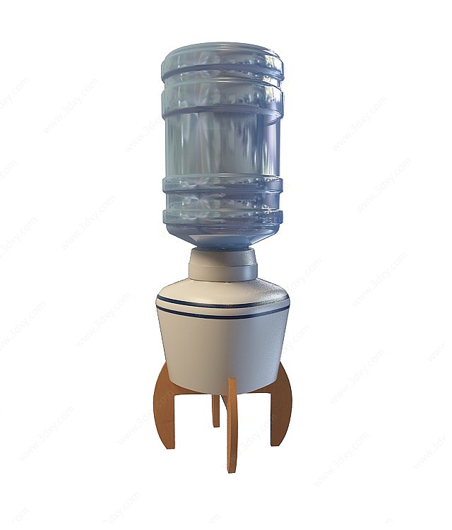 桶装支架饮水机3D模型