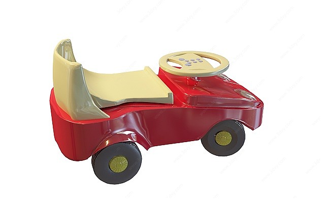 儿童游乐车3D模型