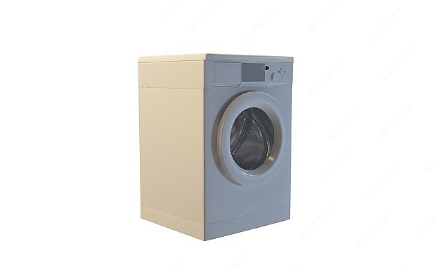 卫生间洗衣机3D模型