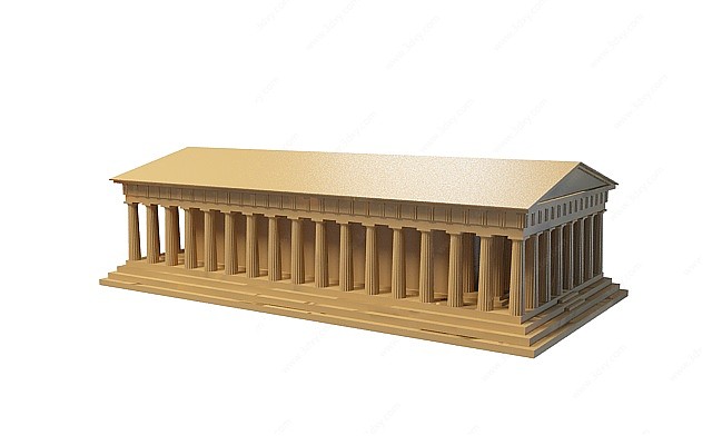帕特农神庙3D模型