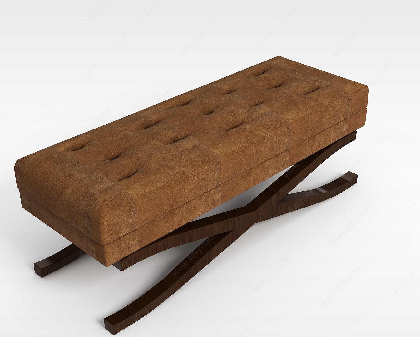 方式床尾凳3D模型