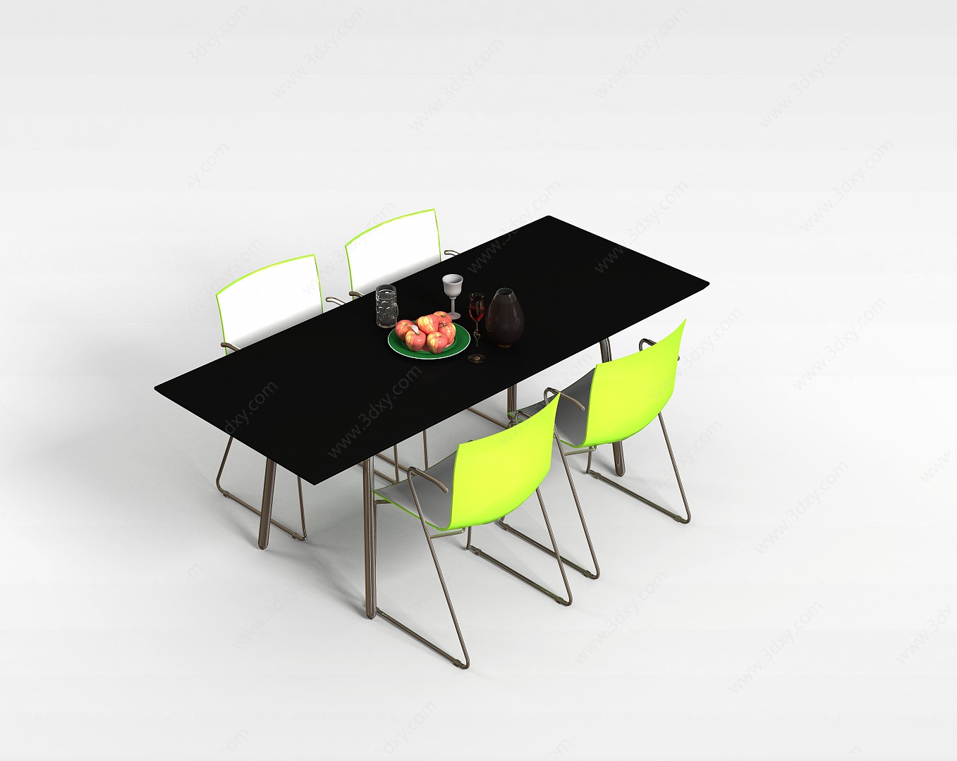 客厅餐桌椅组合3D模型