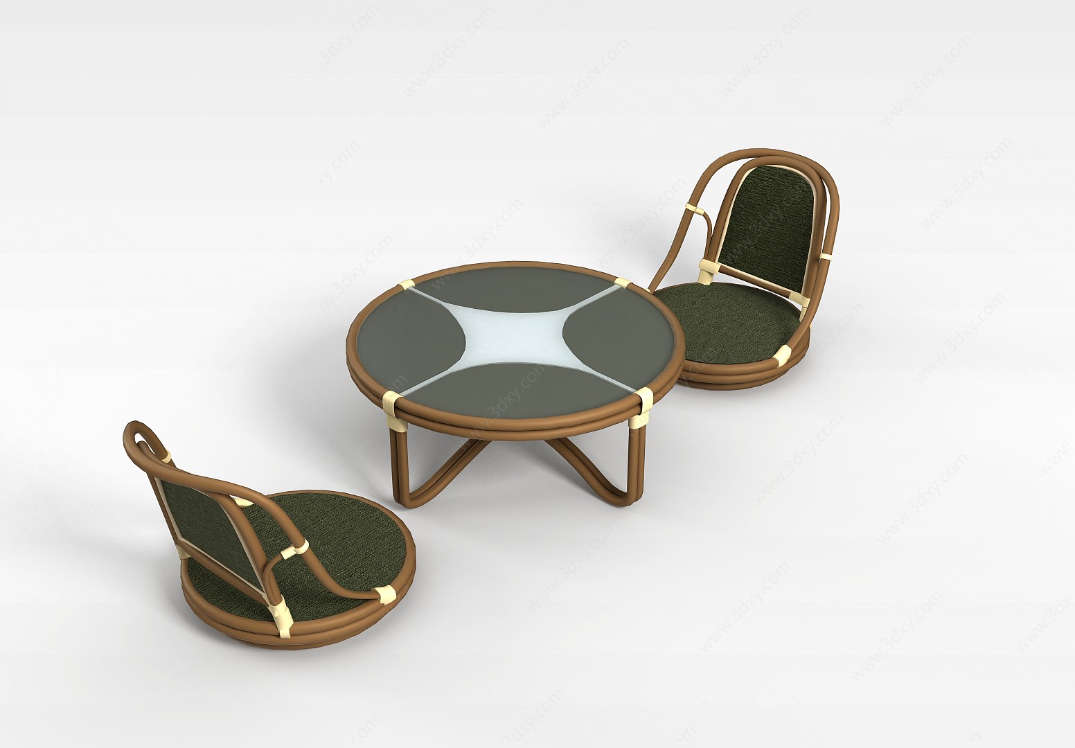 阳台休闲桌椅3D模型