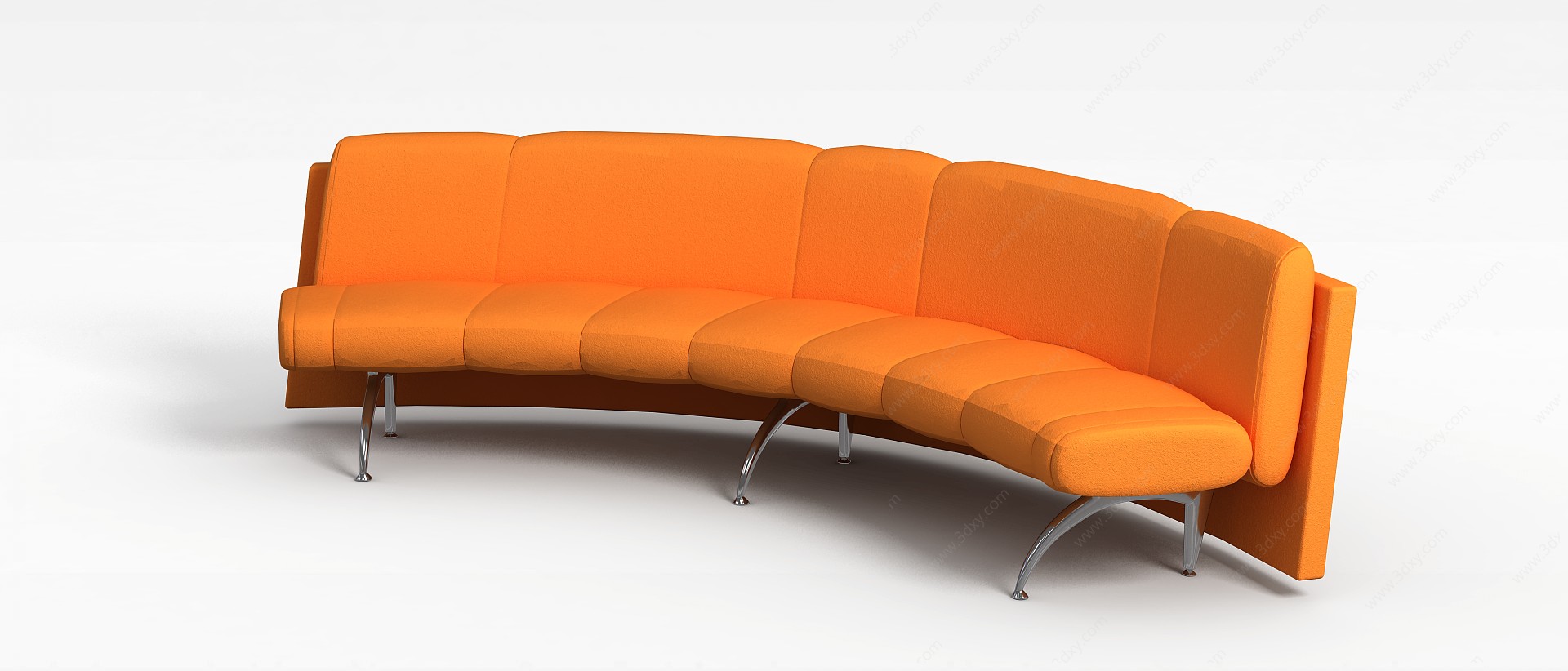 弧形现代沙发3D模型