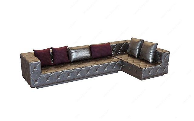 KTV休闲沙发3D模型