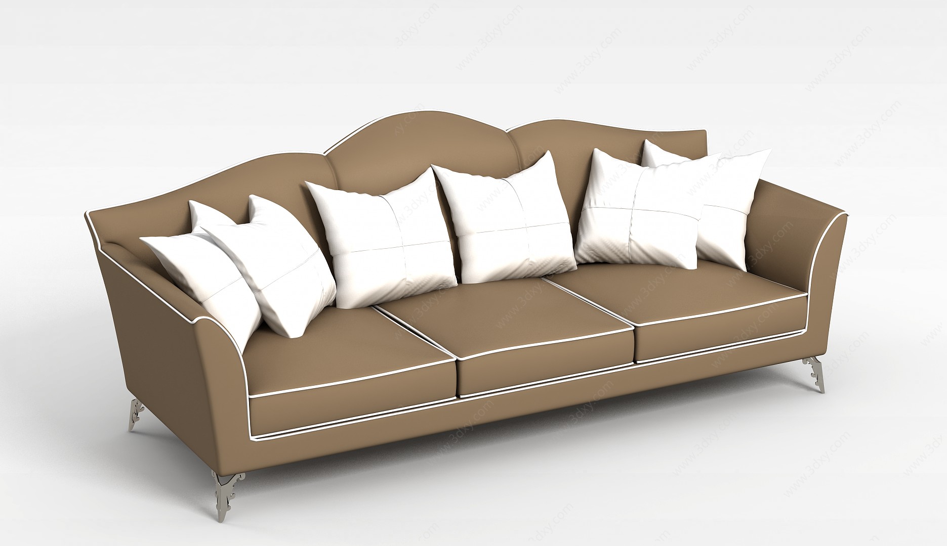 KTV多人沙发3D模型