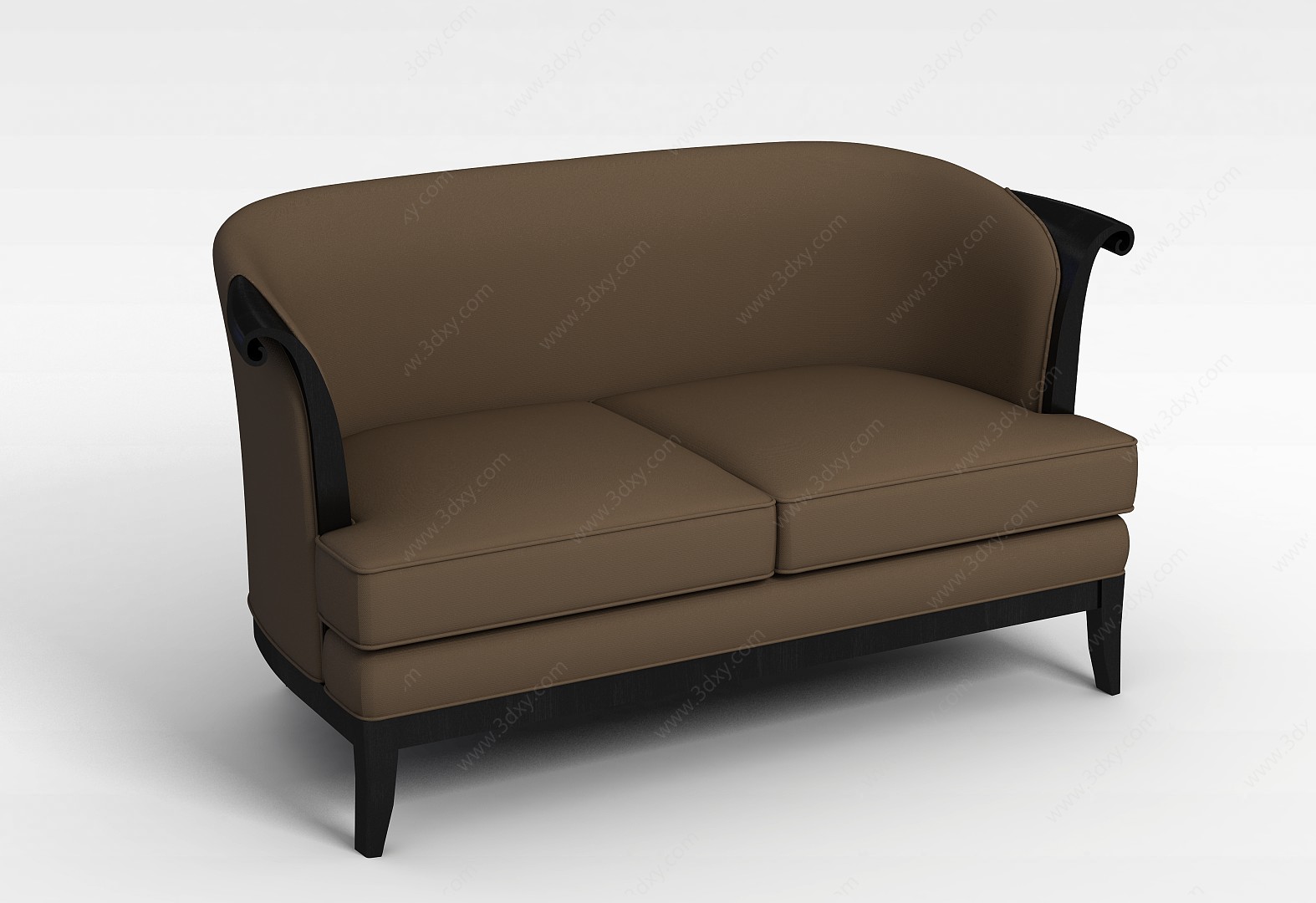 欧式双人沙发3D模型