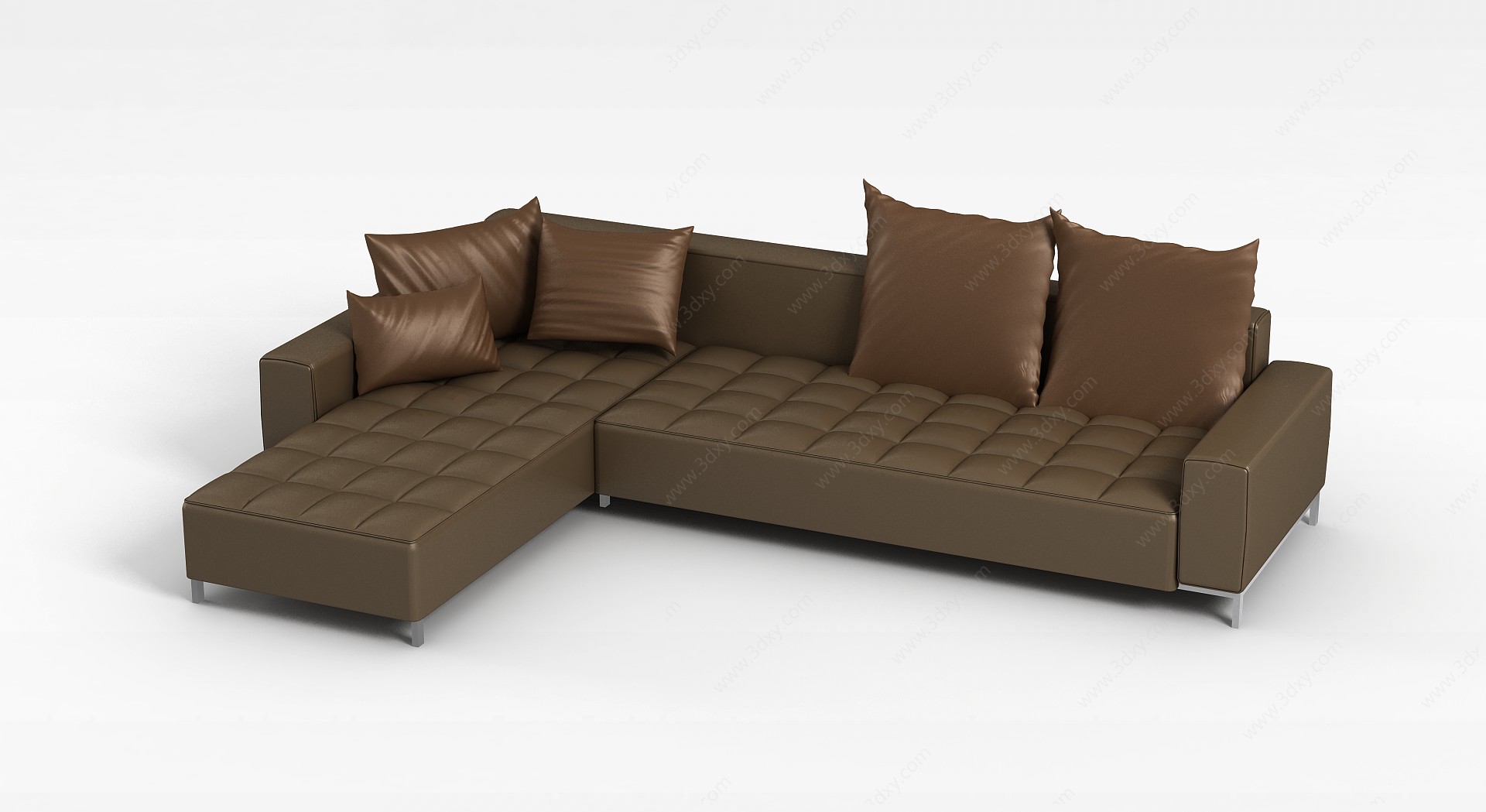 L型沙发3D模型