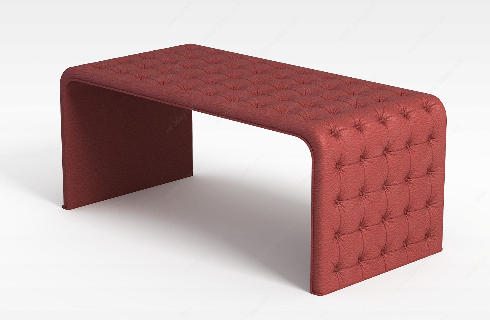 拉扣沙发凳3D模型