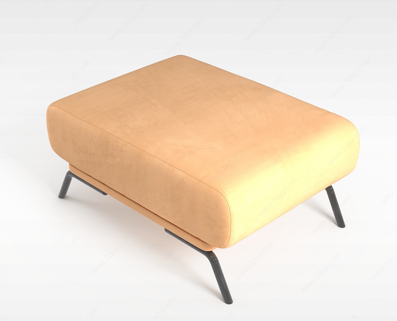 小曲面沙发凳3D模型