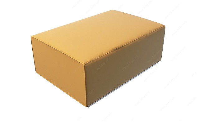 黄色沙发凳3D模型