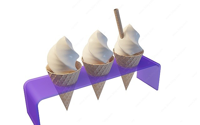 冰淇淋3D模型