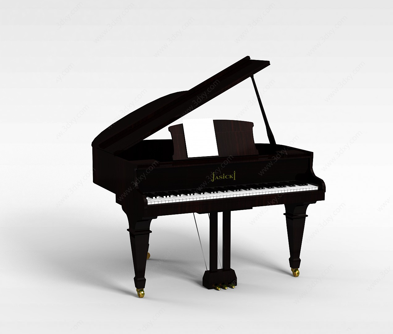 演奏钢琴3D模型