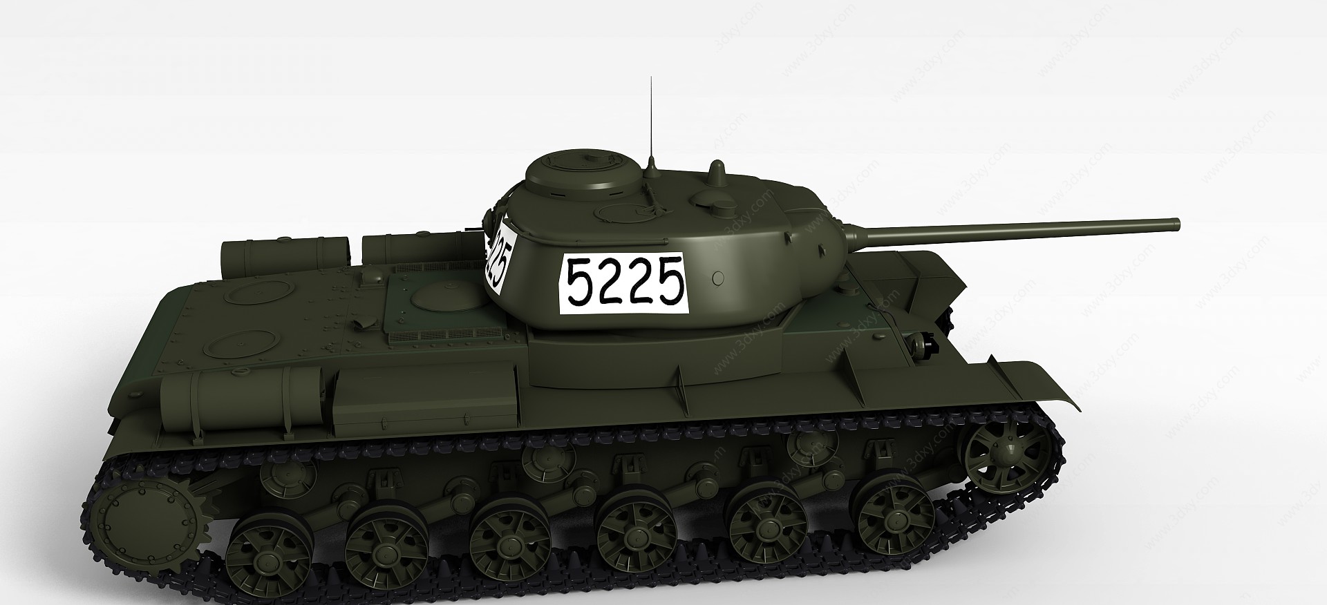 苏联KV-85重坦克3D模型