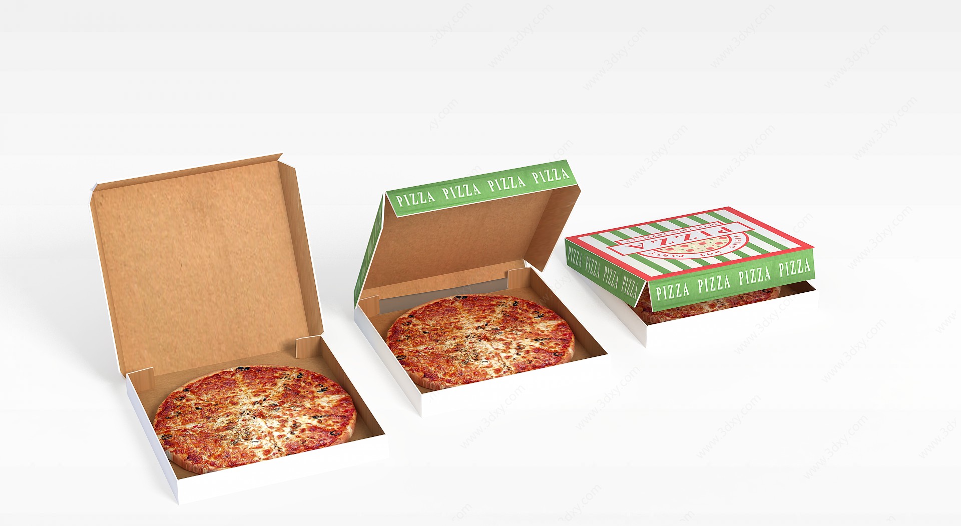 披萨3D模型