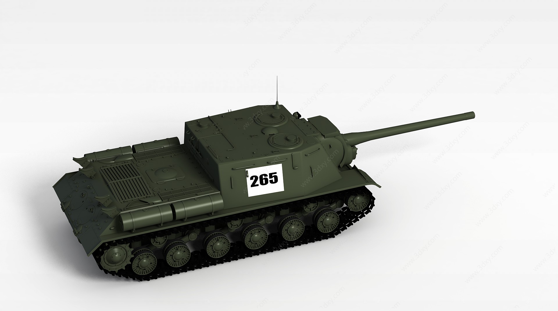 苏联ISU-130反坦克3D模型