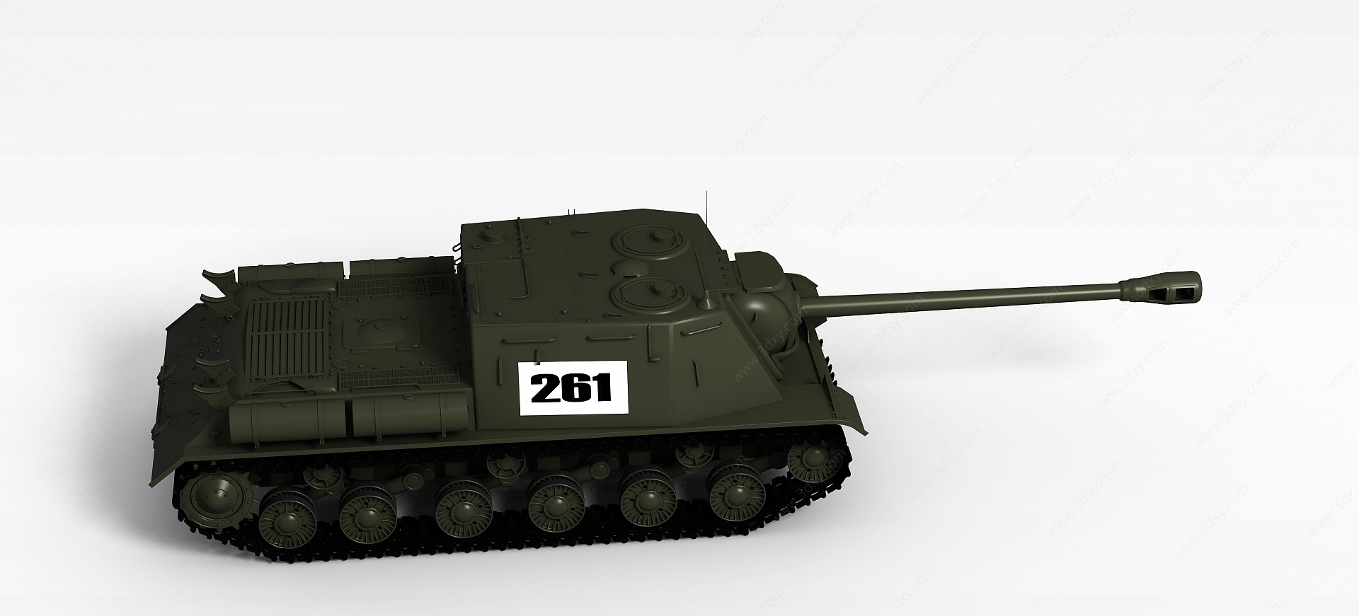 苏联ISU-152反坦克3D模型