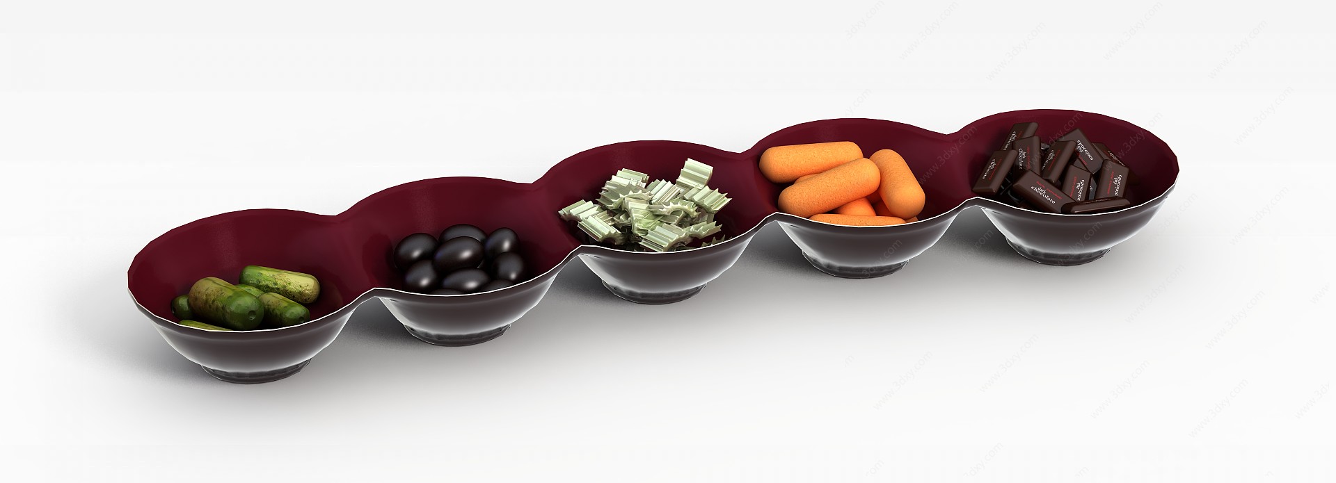 日式小菜3D模型