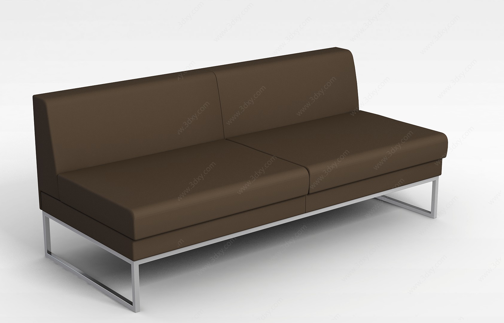 布艺双人沙发3D模型