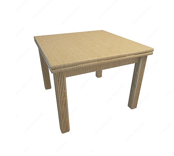 简易木凳3D模型