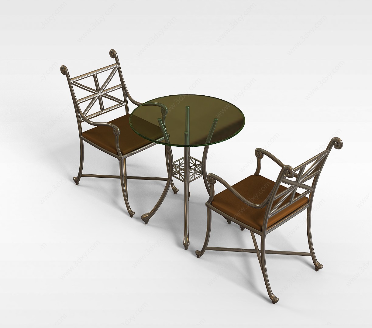 阳台休闲桌椅3D模型