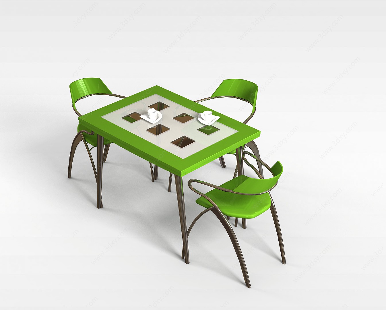 卧室休闲桌椅3D模型