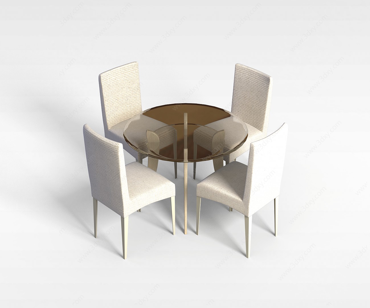 现代时尚桌椅3D模型