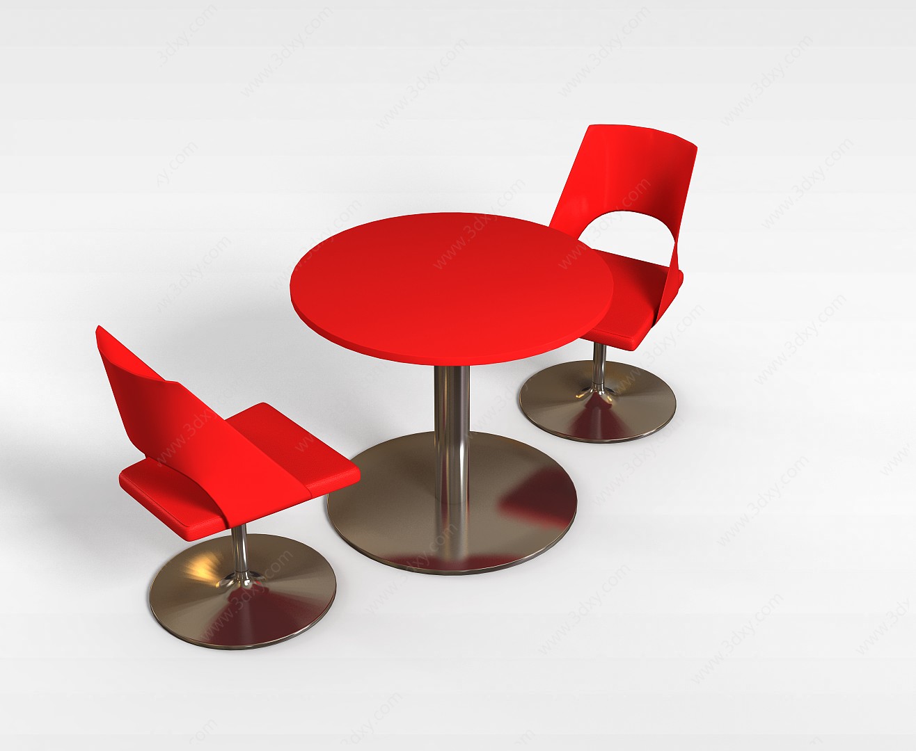 主题餐厅桌椅3D模型
