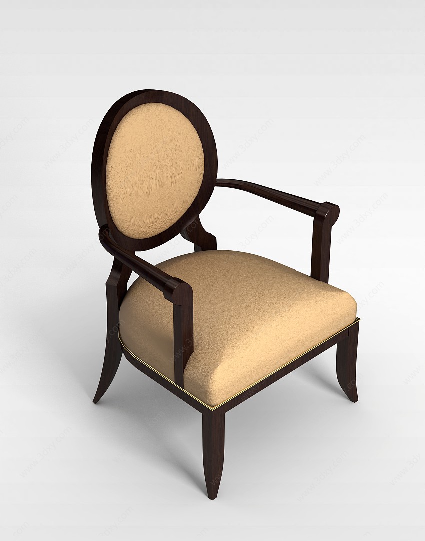 欧式古典椅3D模型