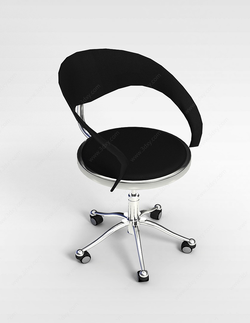 休息旋转椅3D模型