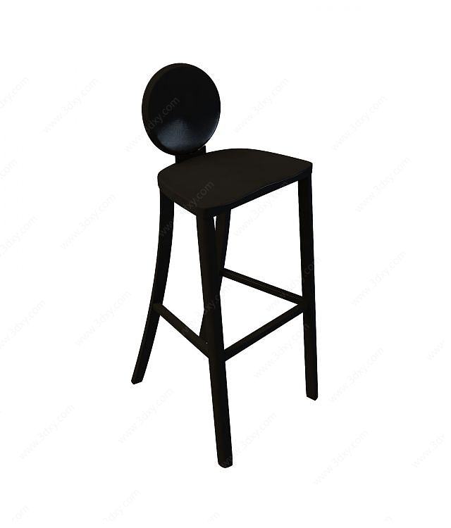 古典吧椅3D模型