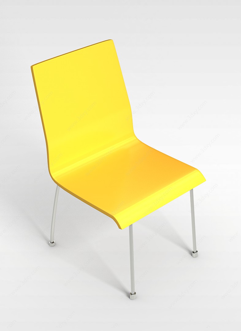 时尚餐椅3D模型