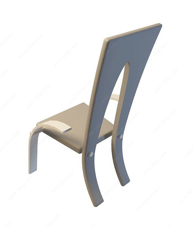 家用餐厅椅3D模型